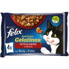 Felix Sensations Festín de Sabores sobres en gelatina, , large image number null